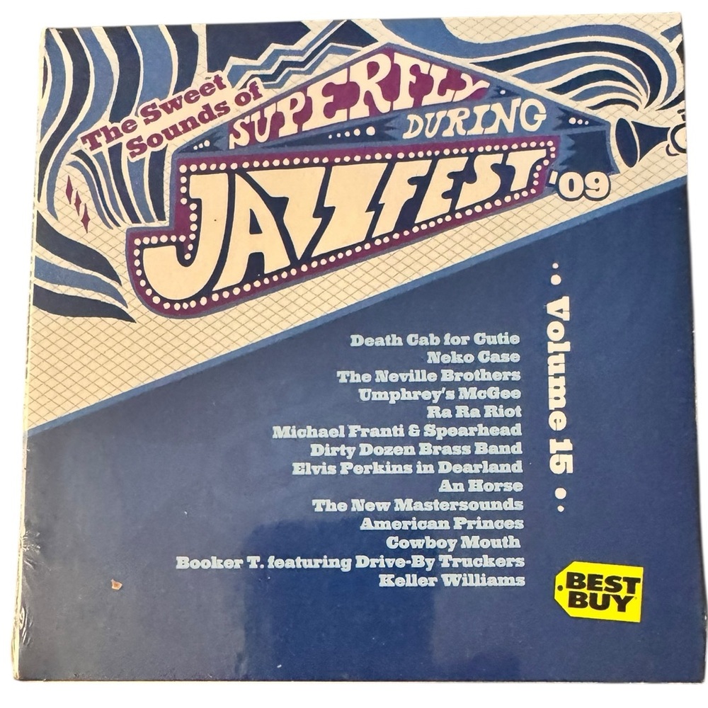 🔵 3/ $15 - Superfly Jazzfest '09 Vinyl Music CD